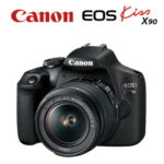 【ふるさと納税】キヤノン EOS Kiss X90 EF-S18-55 IS II レンズキット 一眼レフカメラ Canon キャノン　【 本体とレンズ バッテリーパック チャージャー ネックストラップ 約2410万画素 連続撮影速度 最高約3.0コマ 】