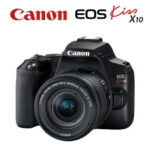 【ふるさと納税】キヤノン EOS Kiss X10 ダブルズームキット（ブラック） 一眼レフカメラ Canon キャノン　【 本体とレンズ バッテリー チャージャー ストラップ 約2410万画素 小型 軽量 普段づかい デジタル一眼レフ 】