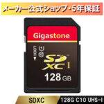 数量限定セール！【保証5年】Gigastone SDカード 128GB SDXC メモリーカード UHS-I U1 クラス10 ビデオカメラ sdカード 超高速 80MB/s 4K Ultra HD デジカメラ 一眼レフ デジタルカメラ 一眼レフカメラ 4kビデオカメラ sdカード アクションカメラ ギガストーン