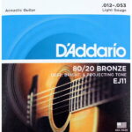 D'Addario EJ11 Bronze Light アコースティックギター弦