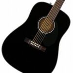 【在庫有り】 FENDER Acoustic / CD-60S Dreadnought Walnut Fingerboard Black 【単板Top】 フェンダー アコースティックギター フォークギター アコギ CD60S 【YRK】