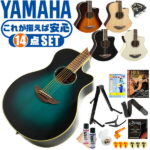 アコースティックギター 初心者セット エレアコ YAMAHA APX600 ヤマハ 14点 入門セット