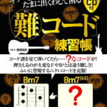 在庫あり【楽譜】ギター演奏中、たまに出くわして困る「難コード」練習帳（CD付）（音楽書）-3542【メール便対応 1点まで】