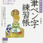 書き込み式筆ペン字練習帳 正しくきれいな字が書ける!／和田康子【3000円以上送料無料】