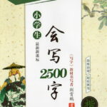 小学生必ず書ける2500文字　墨点字帖　ピンイン付中国語ペン字練習帳