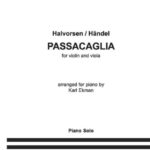 【輸入楽譜】ヘンデル, George Friedrich & ハルヴォルセン, George Friedrich: パッサカリア/ピアノ・ソロ用編曲/Ekman編 [ ヘンデル, George Friedrich & ハルヴォルセン, George Friedrich ]
