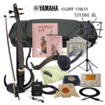 【送料無料】ヤマハ サイレント バイオリン YSV104 BL 「静かに弾きたい初心者のための独学セット」